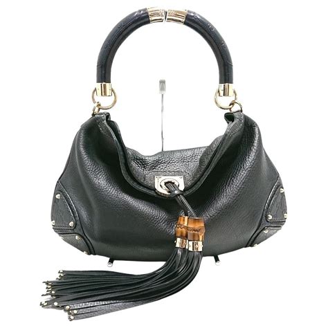 gucci black leather indy bag|Gucci bags price in rands.